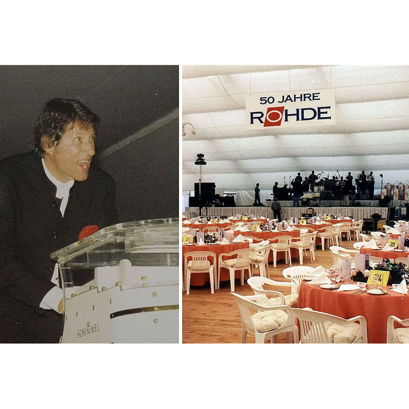 1997
50 Jahre ROHDE in Schwalmstadt. Große Jubiläumsfeier mit rund 1.800 Gästen.